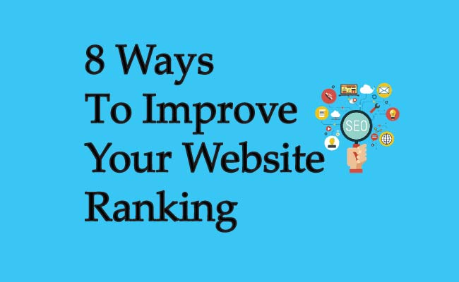 8 Ways To Improve Your Website Ranking