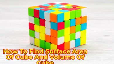 How To Find Surface Area Of Cube And Volume Of Cube