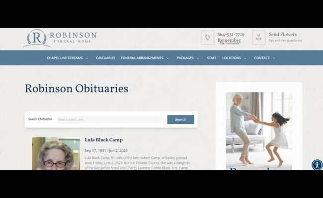 Robinson Funeral Home Obituaries Easley, SC 2023 Best Info Robinson Funeral Home Obituaries Easley, SC 2023 Best Info